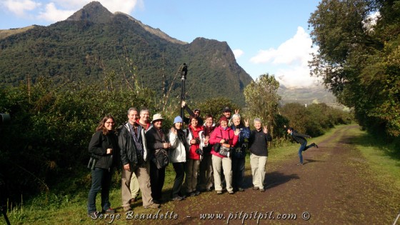 Nous sommes très heureux d’être ici! …Je ne pourrais pas vous faire croire le contraire, hein?!